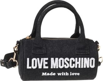 Love Moschino Denim Mini Bag - Dames - Mini tas - Zwart - ONE Size - Denim - Tassen