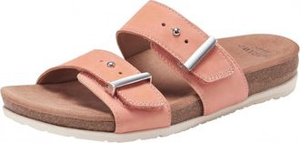 Earth WomenS Orra Leather Sandal In Peach