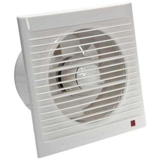 OEM Extractor De Aire De 160 Mm, 15 W, 140 M&sup3;/h Con V&aacute;lvula Antirretorno - Para Ba&ntilde;o, Cocina, Oficina, Aseo, Silencioso -crezuo