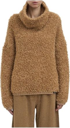 Elisabetta Franchi Jersey de Forro Polar - Sweatshirts & Hoodies - Mujer - Beige - S