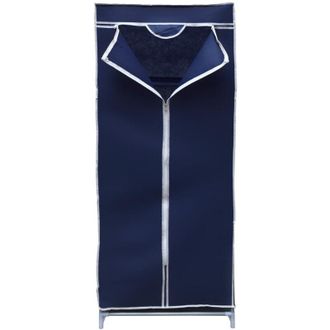 Trade Shop Trade Shop - Armario De Tela Ropa 150 X 60 X 45 Cm Organizador De Perchas