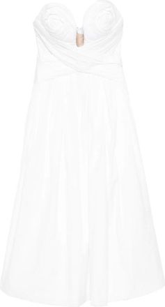 Carolina Herrera Rose-bustier Maxi Dress