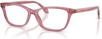 Versace 54mm Cat Eye optical glasses in Red at Nordstrom