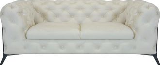 HOME AFFAIRE Chesterfield-Sofa »Amaury« aufwändige Knopfheftung, moderne Chesterfield Optik, Fussfarbe wählbar