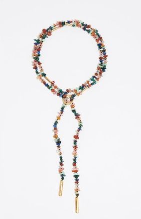 Bimba & Lola Multicolor stones necklace in Blue at Nordstrom
