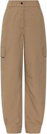 Moncler Day-Namic Wide Broeken - Dames - Wijde Broeken - Bruin - XS - Broeken