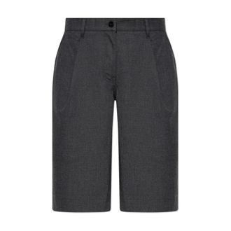Sams&oslash;e & Sams&oslash;e Saharper Pleat Shorts - Dames - Korte Broeken - Grijs - M - Polyester - Korte Broeken