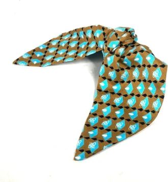 Fendi Pre-owned Haarclip - Dames - Vintage Accessoires - Blauw - ONE Size - Vintage