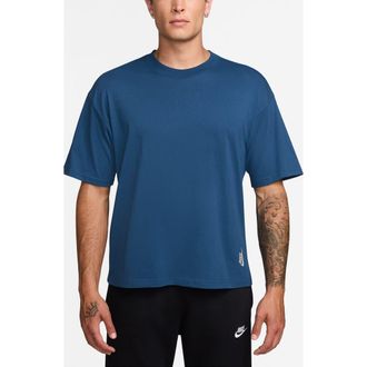 Nike Essential Cotton Boxy T-Shirt in Court Blue at Nordstrom Rack, Size Xx-Large