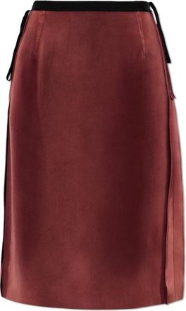 Maison Margiela Midi Skirts, female, Red, Size: S Skirt 1