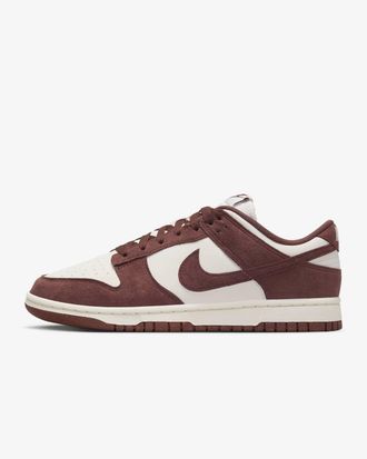 Nike Womens Dunk Low Sneaker In Light Orewood Brown/rugged Orange-Sundial