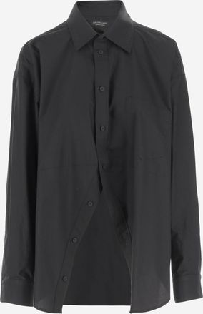 Balenciaga Black Cotton Shirt