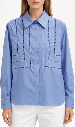 Seventy Modern Lace Shirt In Powder Blue