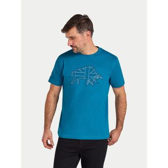 Raging Bull Stitch Embroidery Bull T-Shirt in Teal at Nordstrom, Size X-Large Big