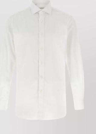 Brioni trevi mark long sleeve shirt with collar