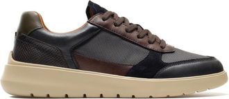 Ambitious Hover Mixed Sneaker - Heren - Sneakers - Blauw - 45 EU - Leer - Schoenen