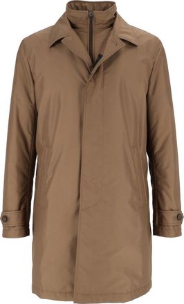 Fay Brown Morning Mid-Length Concealed-Zip Coat