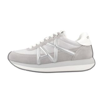 A|X Armani Exchange Zapatilla estilo running con logo - Shoes - Mujer - Gris - 39 EU