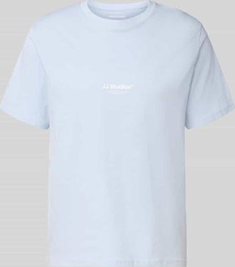 Jack & Jones Jack & Jones T-Shirt mit Logo und Rundhalsausschnitt in Hellblau, Gr&ouml;&szlig;e XXL