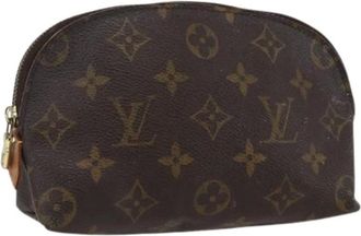 Louis Vuitton Pre-owned Clutches, female, Brown, Size: ONE SIZE Pre-owned Canvas Clutch