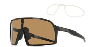 SmartBuy Collection Single Lens Full Rim Plastic Mens Sunglasses Black Size 140 - Free Lenses - SmartBuy Collection