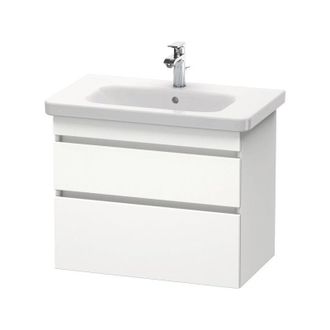 Duravit Duravit - Durastyle, Mueble Bajo Pared 6481, 2 Cajones, 730mm, Para
