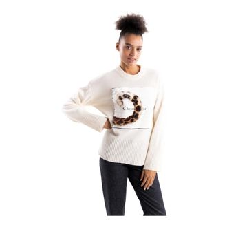 Bastille Jersey de punto con cuello redondo - Knitwear - Mujer - Beige - XS