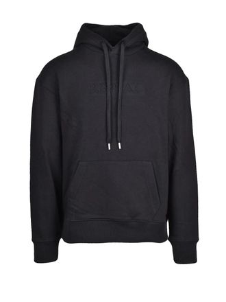 Replay Black Brushed Cotton Hoodie