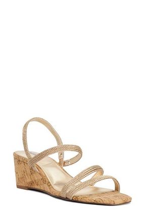 Dune London Kalia Wedge Sandal in Gold at Nordstrom, Size 8.5Us