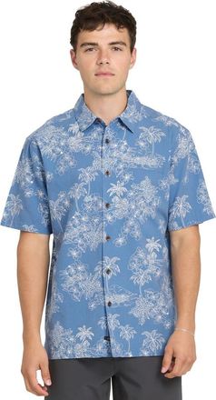 Quiksilver Island Vibes Short Sleeve Shirt in Riviera at Nordstrom, Size Xx-Large
