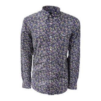 Harmont & Blaine Cnj 026012426801 - Heren - Casual Overhemden - Blauw - S - Overhemden