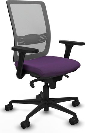 Piqueras y Crespo Silla De Oficina Piqueras Y Crespo Haches Sincro Gris Espuma