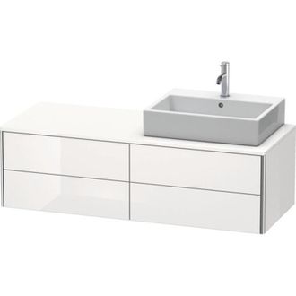 Duravit Mueble Bajo Lavabo Xsquare 400x1400x548m Con Iluminaci&oacute;n Re Falta Blanco Brillo
