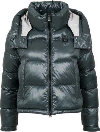 Blauer Dames, Jassen, Grijs, Maat: XS Polyamide