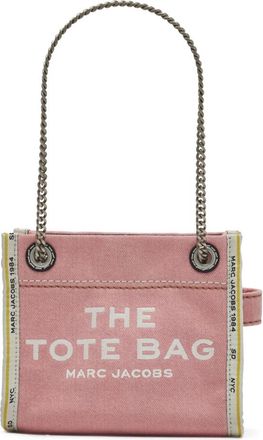 Marc Jacobs The Denim Chain Crossbody Tote - Dames - Shoppers - Roze - ONE Size - Denim - Tassen