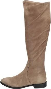 Stefano Lauran B094 Hoge Laarzen - Dames - Schoenen - Beige - Maat: 41 EU Su&egrave;de