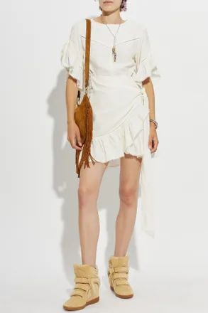 Isabel Marant Melicia Dress, Womens, Cream