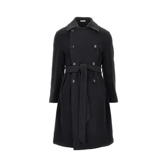 Breras Milano Wool cloth coat with belt Man 48
