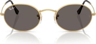 Ray-Ban Sunglasses Rb3547 N 001/B1 Oval Gold/Dark Gray Unisex