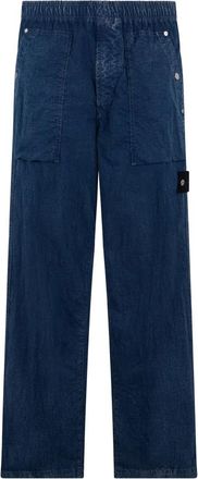 Stone Island Loose-fit Fatigue Broeken - Heren - Regular Fit Jeans - Blauw - W32 - Jeans