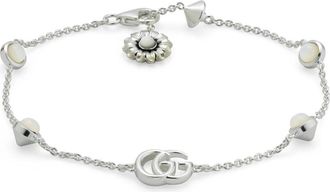 Gucci GG Marmont Mother of Pearl Armband - Dames - Armbanden - Grijs - ONE Size - Accessoires