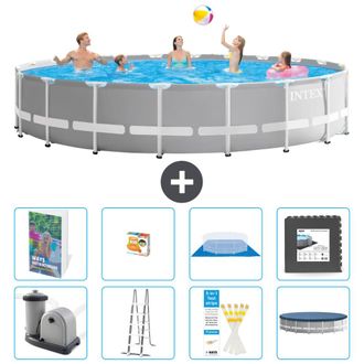 Intex Piscina Prism Frame Redonda - 610x132 Cm - 9-piezas S525