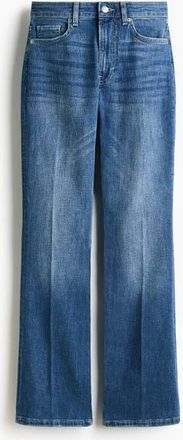 H&M Bootcut High Jeans in Denim Blue at Nordstrom, Size 14