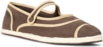 Staud Nora Espadrille Flat in Espresso at Nordstrom, Size 36.5