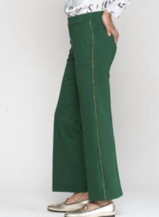 Nili Lotan Carla Punto Pant In Emerald