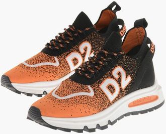 Dsquared2 Perforated Fabric Low Sneakers RUNDS2 Ombre-Effect size 45