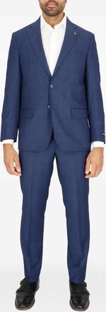 Scotch & Soda Completo due pezzi a quadri - Blu