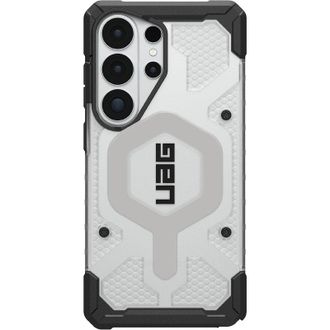 Urban Armor Gear Funda Uag Pathfinder Clear Magnet Con M&oacute;dulo Magn&eacute;tico Integrado Para Samsung Galaxy S26 Ultra (hielo/plata)