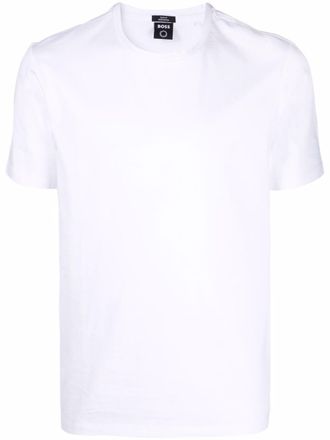 BOSS round-neck short-sleeve T-shirt - men - Cotton - 3XL - White