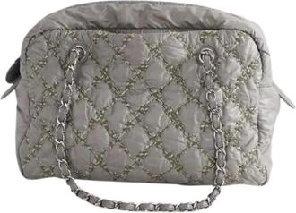 Chanel Pre-owned Paris- Byzance Cabas - Dames - Vintage Schoudertas - Grijs - ONE Size - Vintage